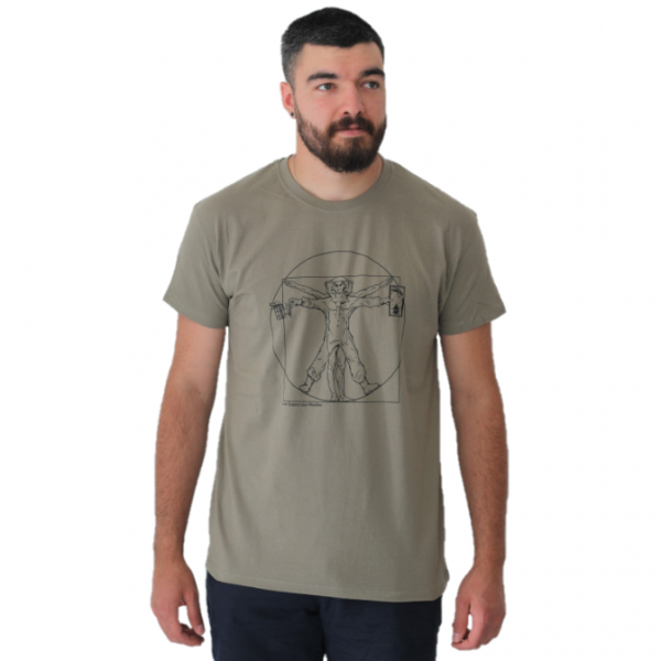 T-shirt "l'Homme de Vitruve" - Une saison aux abeilles