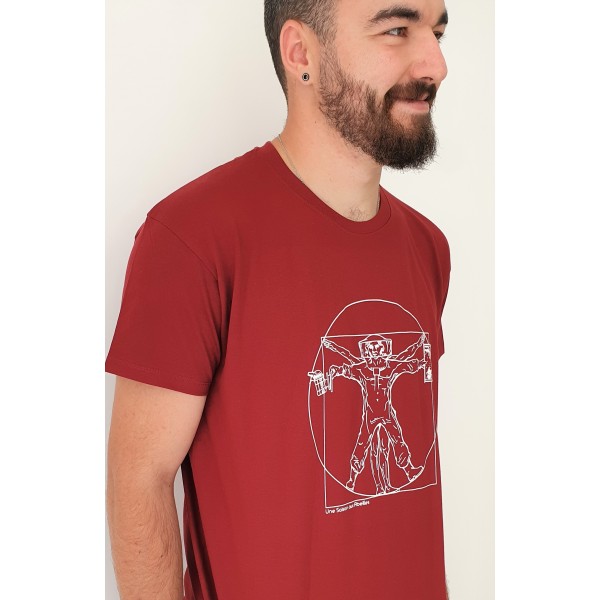 T-shirt "l'Homme de Vitruve" - Une saison aux abeilles