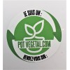 Sticker pot végétal rond 3 cm